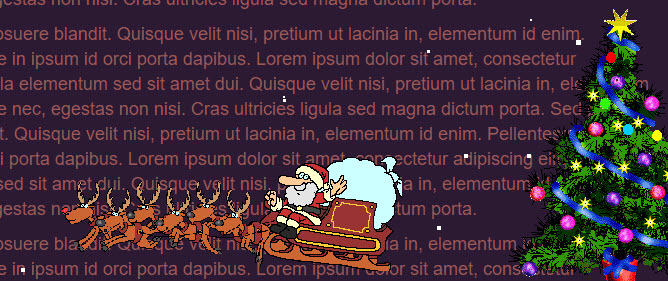 Christmas jQuery animation