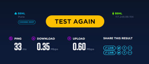 speedtest screenshot