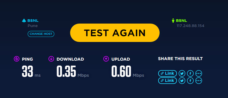 internet speed test no download