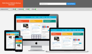 Multi Device Website Mockup Generator Tool 2.0