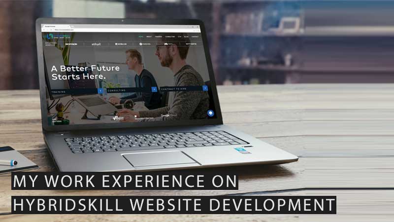 Website development work experience
